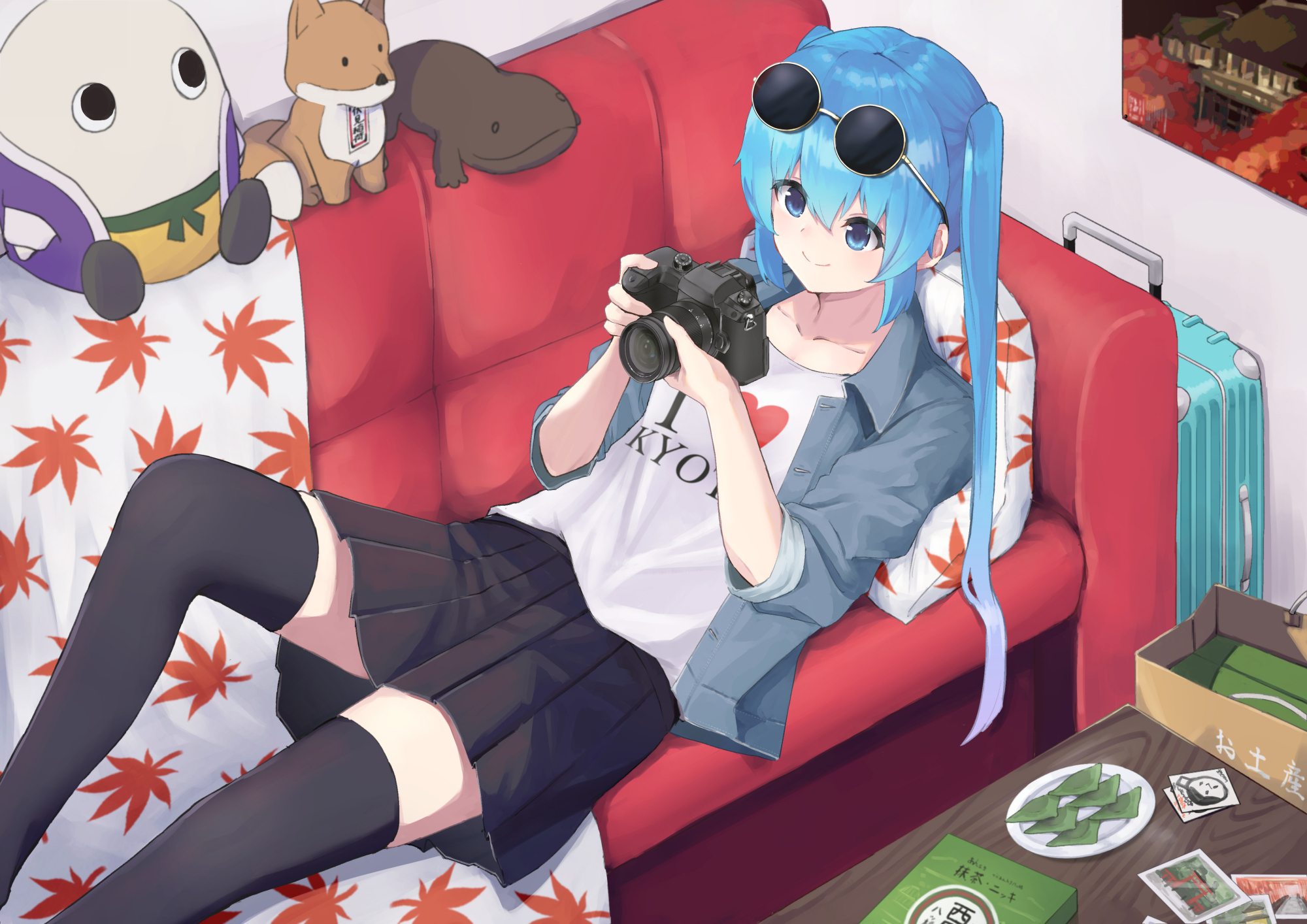 精选日本二次元虚拟偶像"初音未来"的高清插画壁纸,值得收藏