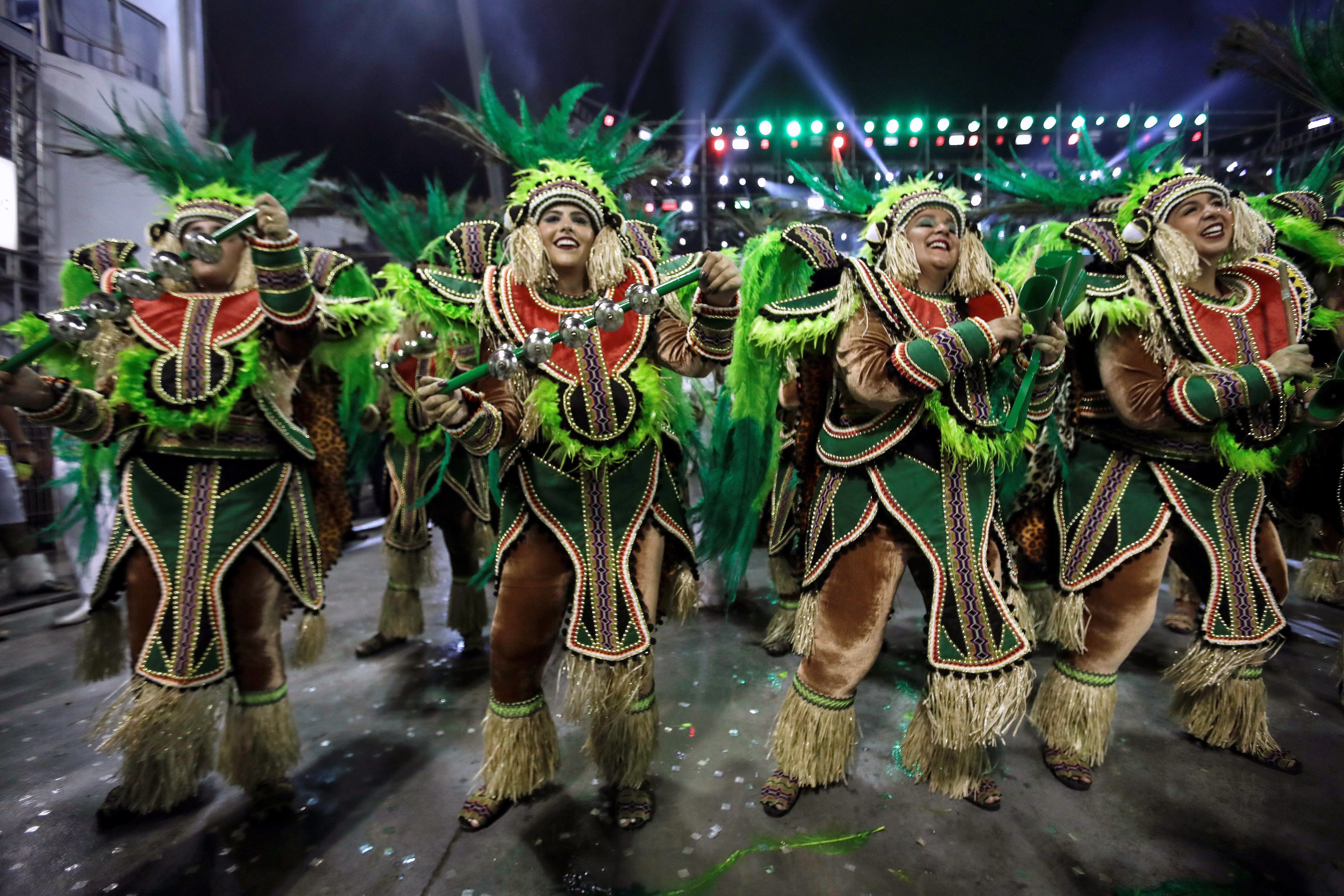 巴西圣保罗狂欢节开幕(2)