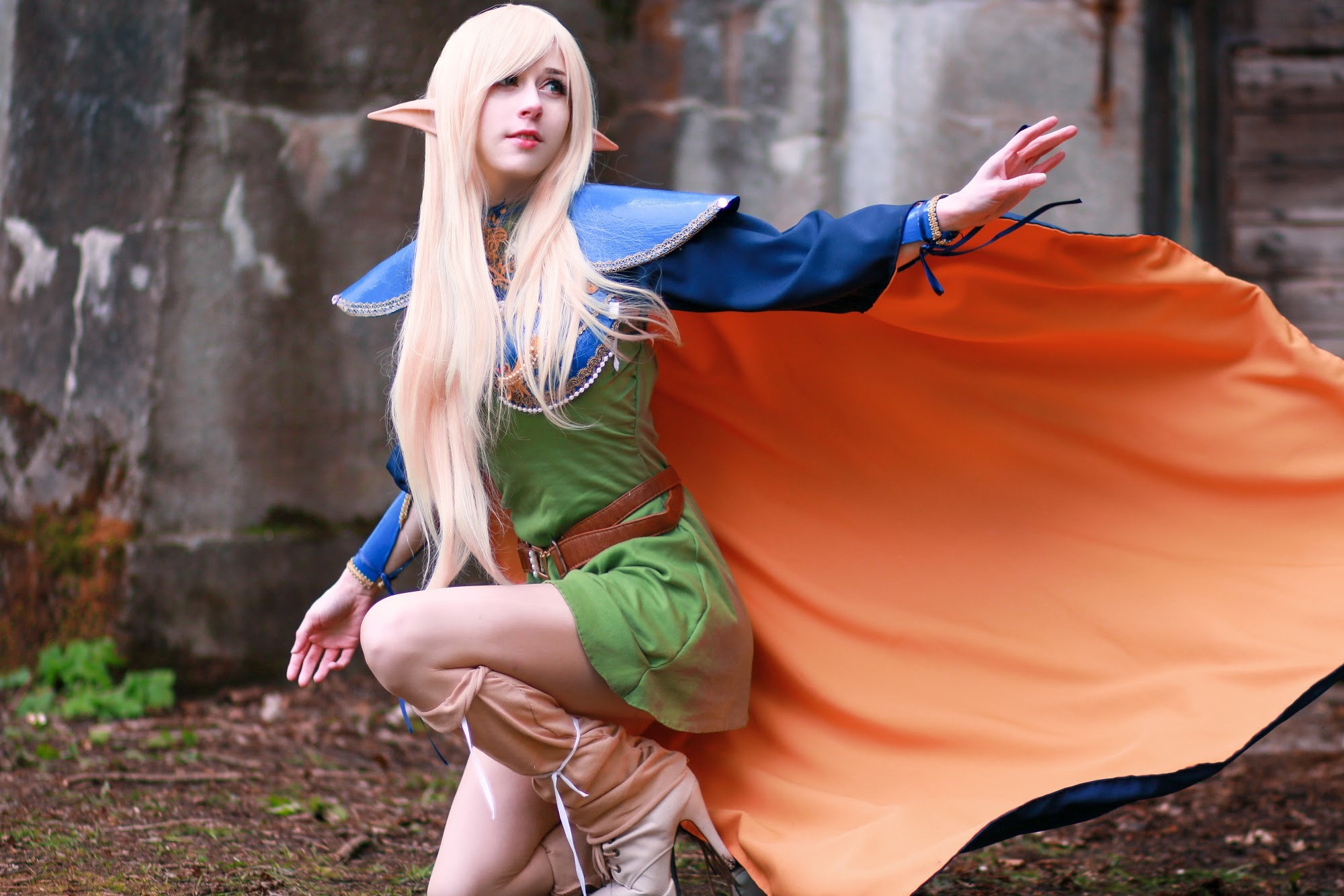 德国小姐姐cos最终幻想4莉蒂亚和罗德岛战记蒂德莉特!很有还原度