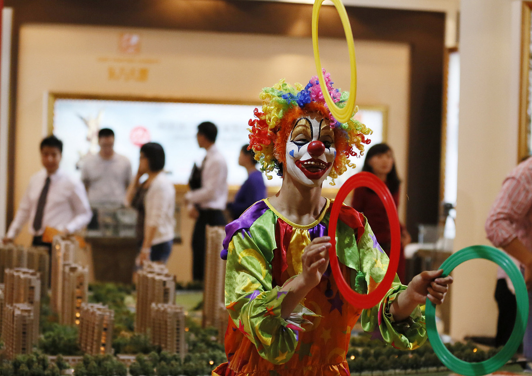 南京小丑表演130x5653x0582气球小丑引流生日小丑百日宴满月宴生日