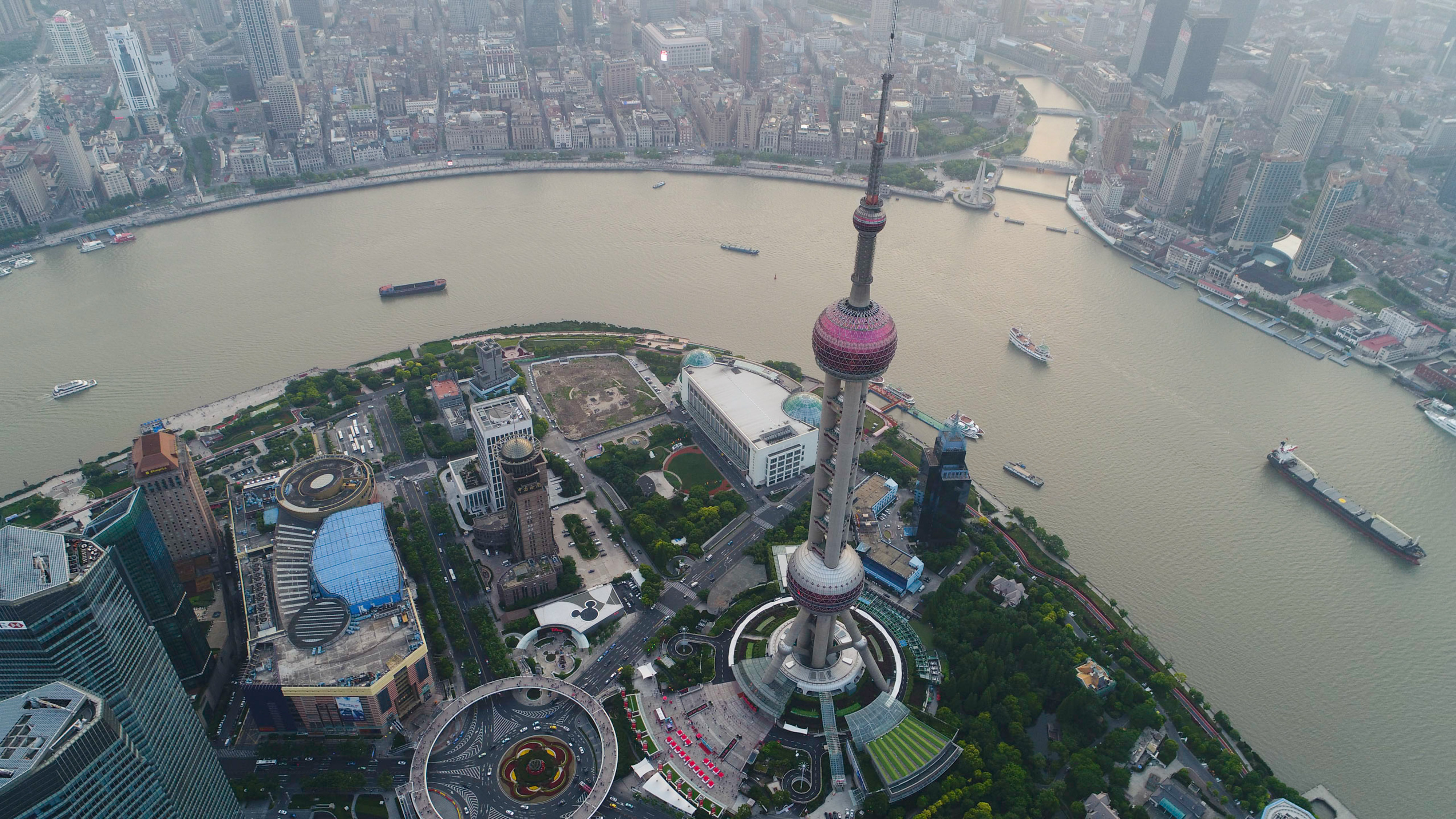 上海城市航拍图片