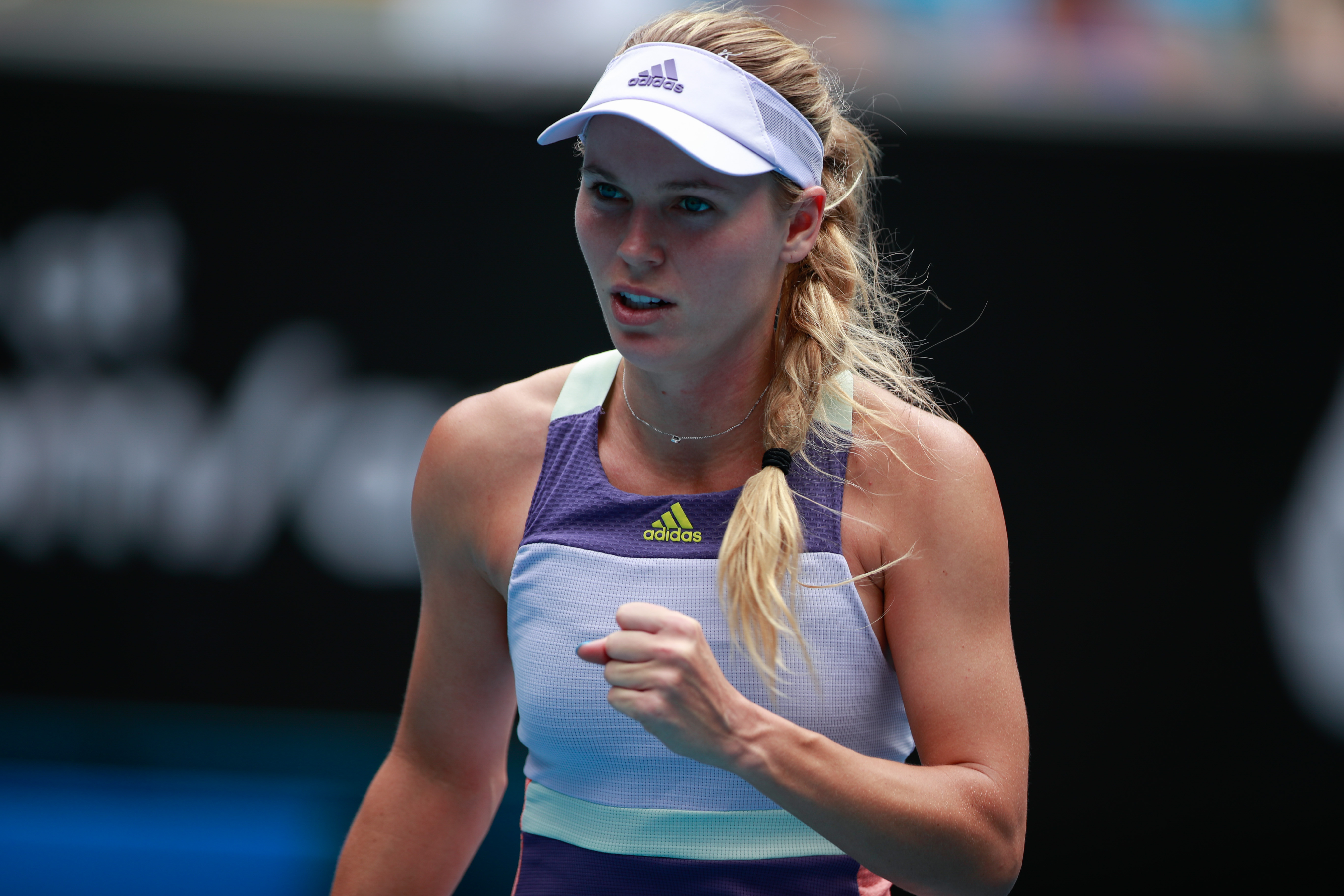 网球——澳网:沃兹尼亚奇晋级(4)