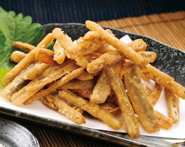 椒盐牛蒡,是非常珍贵的一道菜肴,不会做的,看这里!