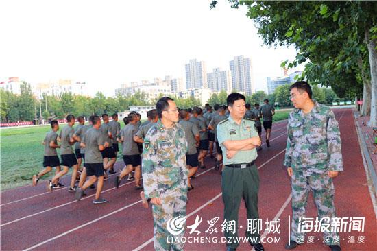 聊城军分区抽查预定新兵役前教育训练工作