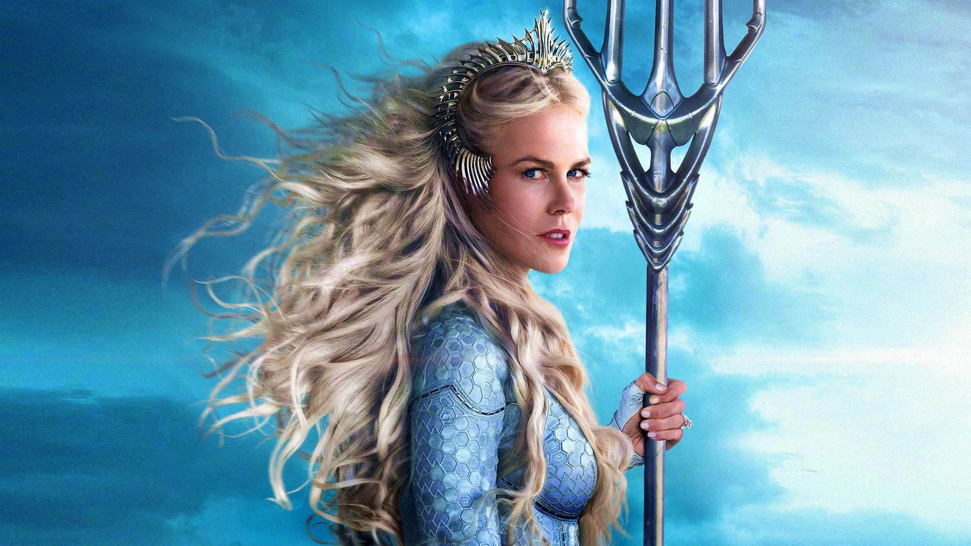 妮可基德曼现在已经是51岁的人了,在《海王》中的惊艳亮相多多少少都