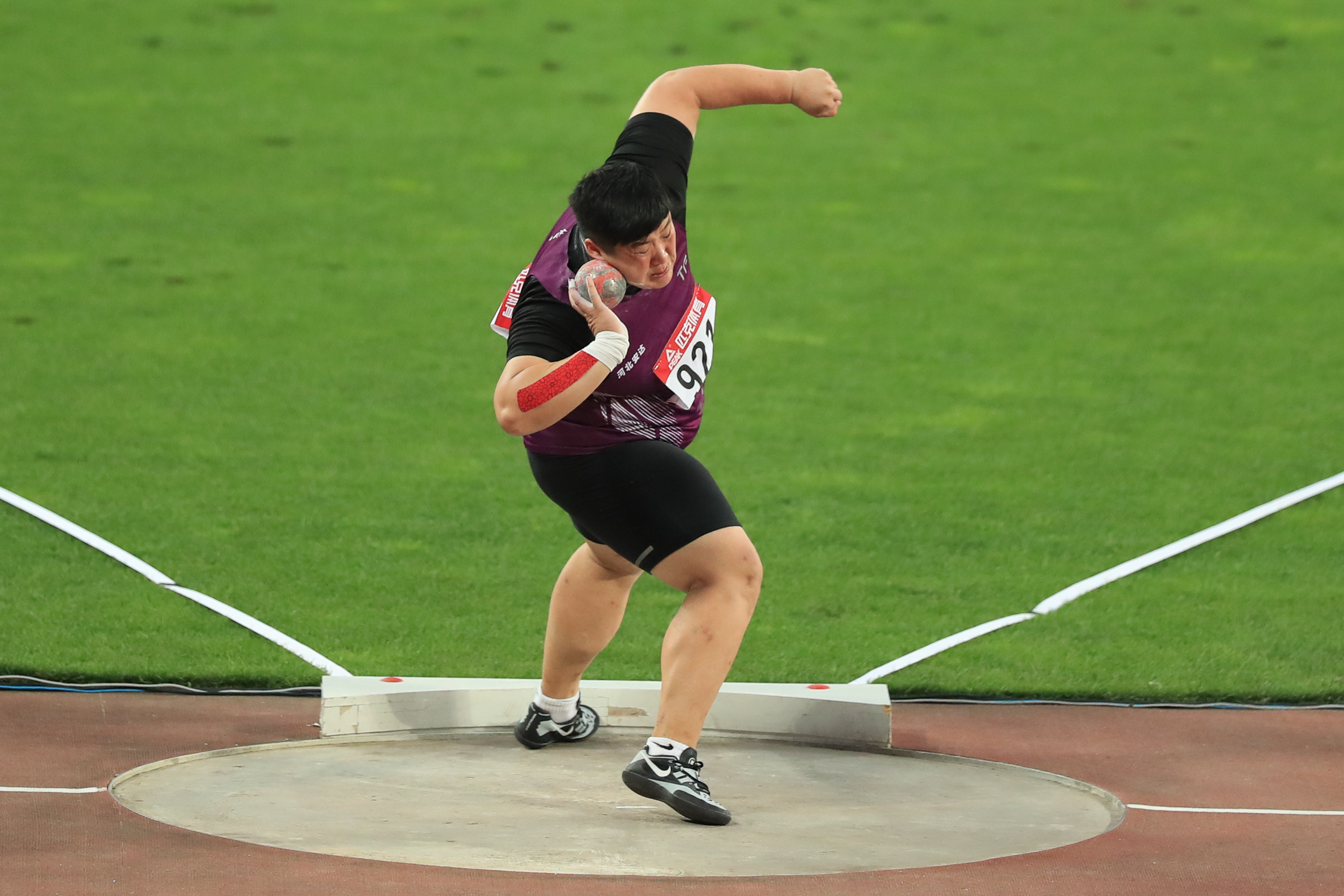 田径——2018全国田径冠军赛:女子铅球赛况(4)