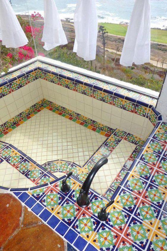 砌筑浴缸图片
