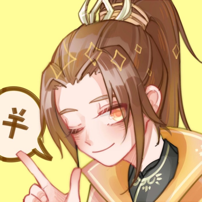 二次元古风q版男头,曾梦想仗剑走天涯,却因太胖放弃了计划