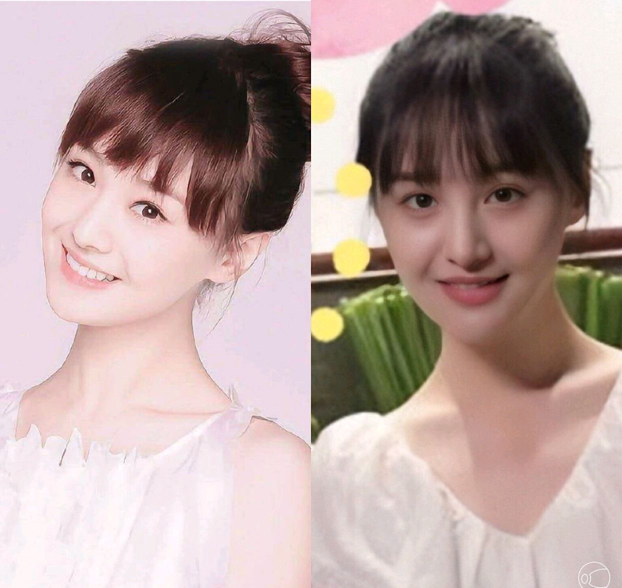 郑爽18岁旧照被疯传,在没有ps年代,终于相信张翰当年的审美