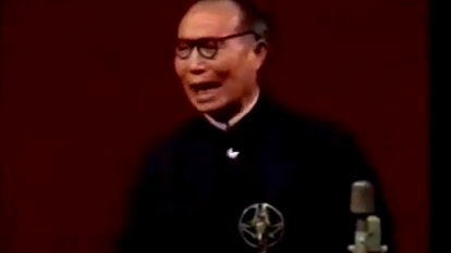 陈仁义演唱的秦腔《斩黄袍》选段"王不敢哭来不敢嚎!