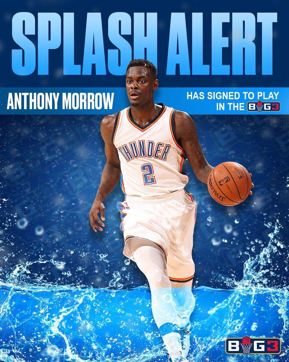 官方:前nba球员安东尼-莫罗加盟big3联赛