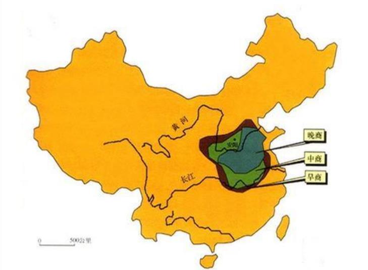 商朝的地理位置图片