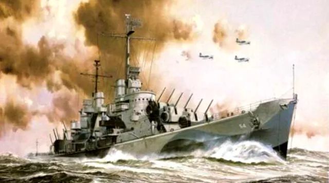 二战圣克鲁斯海战,日海军最后的惨胜,不惜出动联合舰队家底