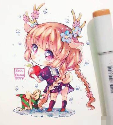 十二星座专属马克笔手绘,天秤座美少女战士,白羊座闪闪惹人爱!