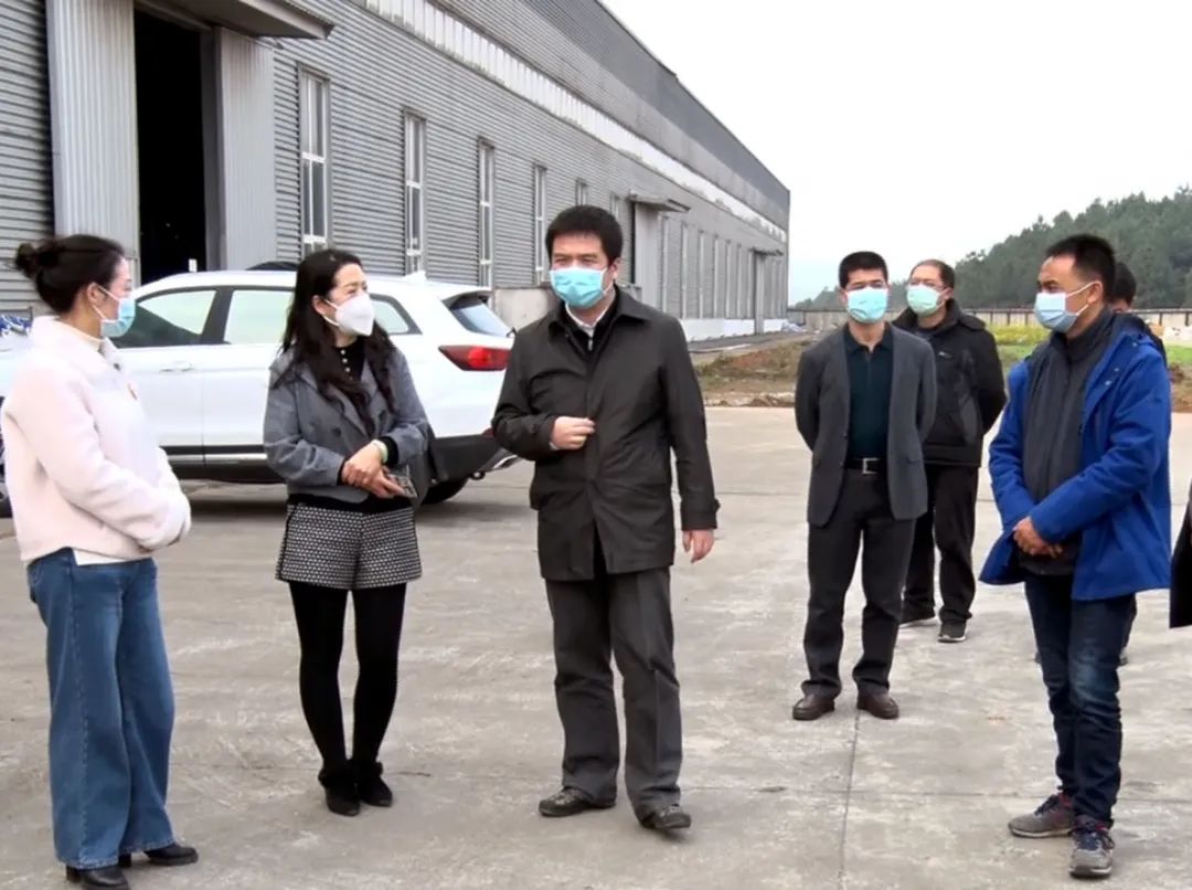 徐刘蔚到金钟经济开发区检查督导疫情防控期间企业复工复产工作