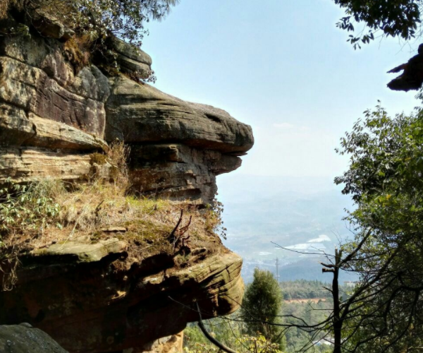 武定狮子山素有"西南第一山"之称,以山型酷似伏卧的雄狮而得名