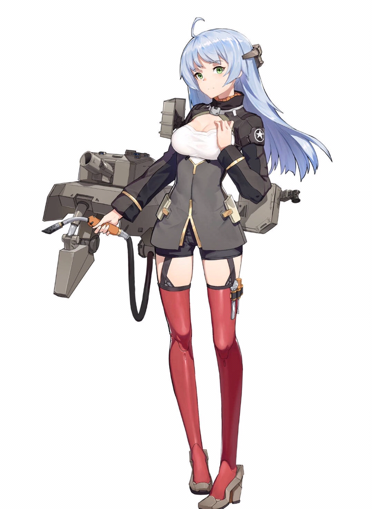 动漫人物绘画,酷酷的战甲美少女