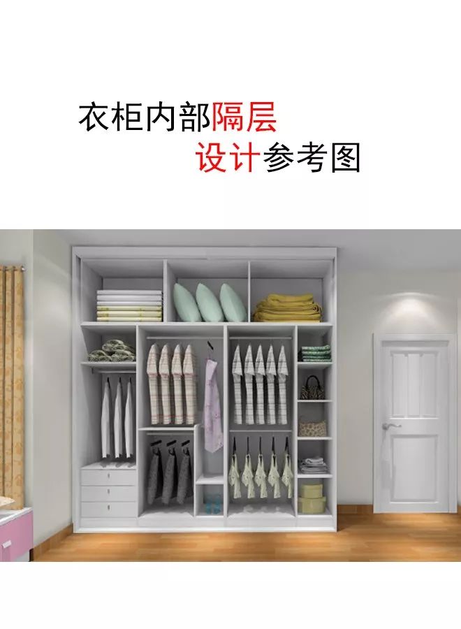 分享下衣柜内部结构参考图