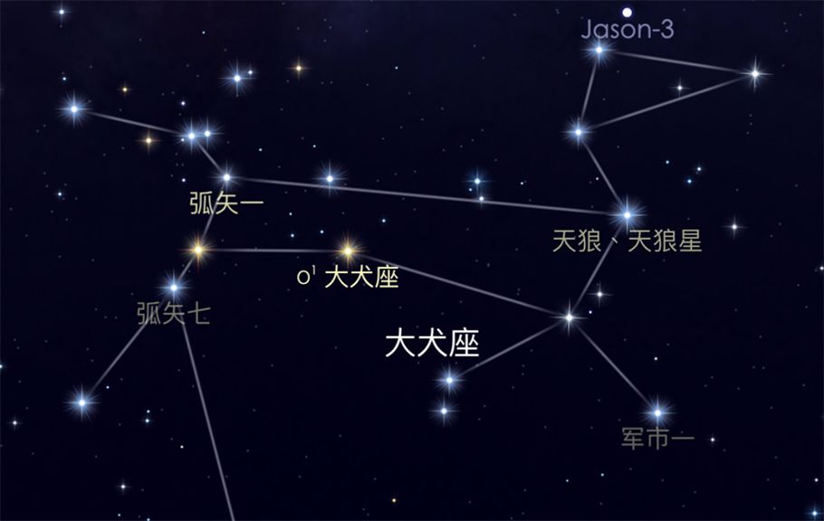 天狼星照片星座图片