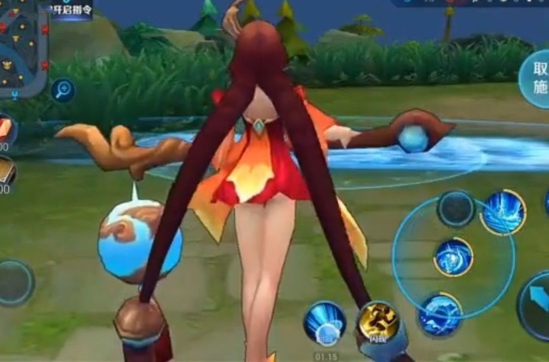 王者荣耀:3d视角女英雄福利图,小乔衣服要掉了,大乔根本遮不住