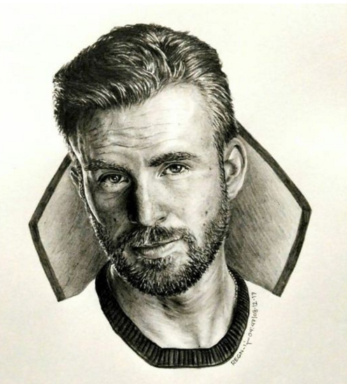 素描大神致敬漫威演员,寡姐美到不可方物,锤哥表情成为众人笑柄