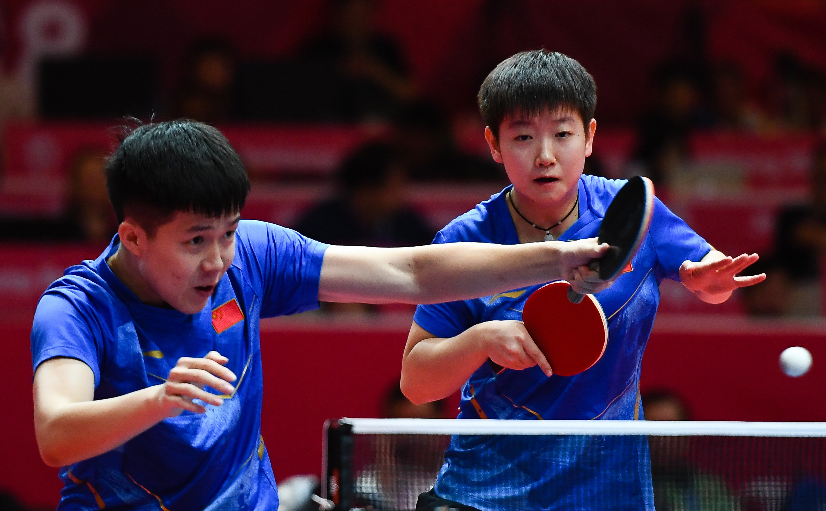 乒乓球——混合双打:中国组合王楚钦/孙颖莎夺冠(4)