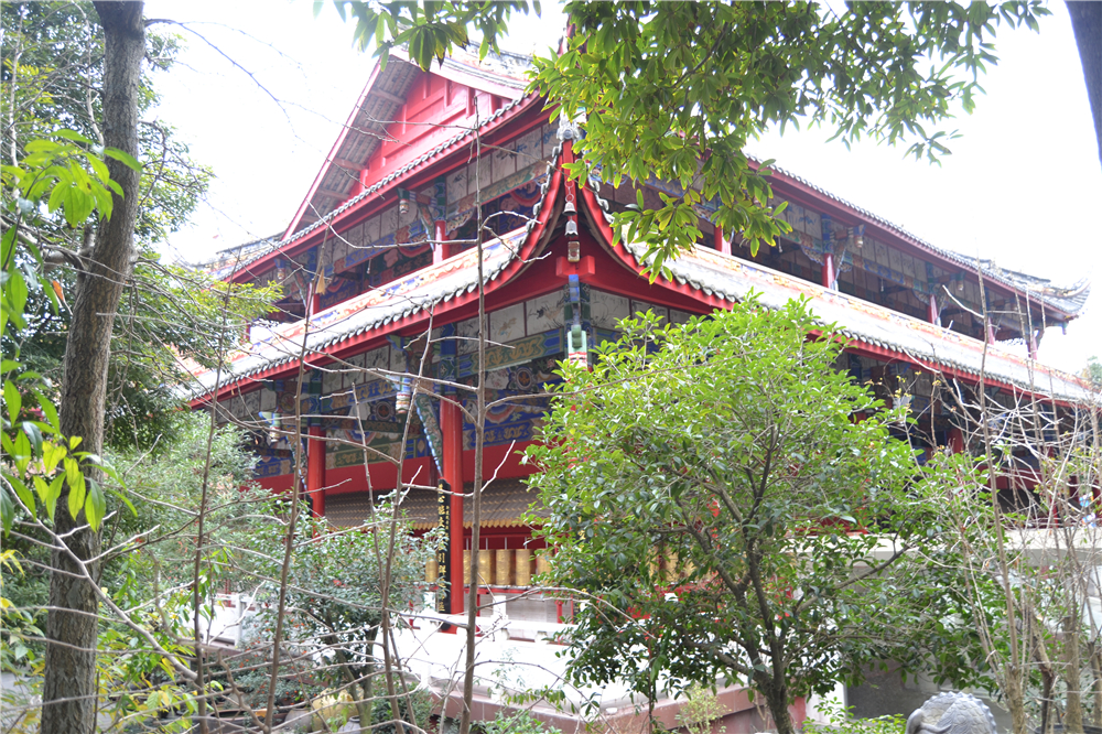 南岳明心寺,温江最早佛教寺庙