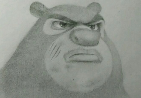 熊出没:孩子们画中的小动物们,纳雅依然很美,光头强最搞笑