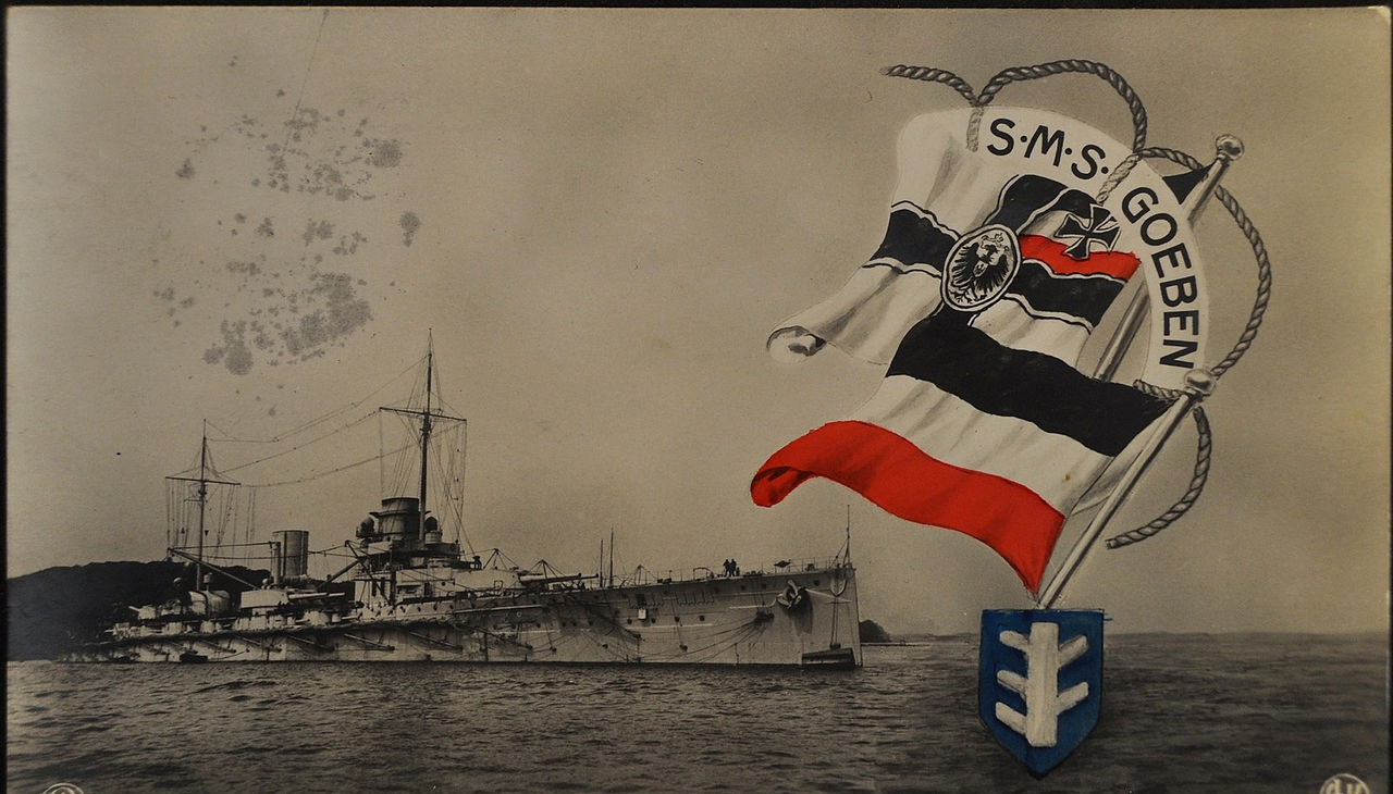 奥斯曼土耳其于1914年8月16日正式买下戈本号,11月2日编入军籍,命名为