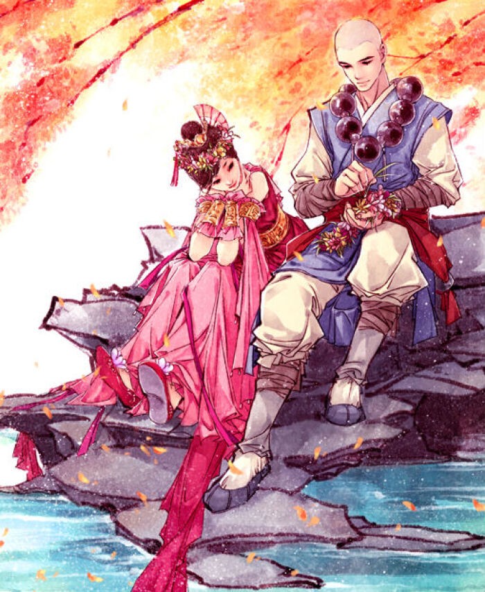 《不负如来不负卿》鸠摩罗什和《误佛》青灯,僧俗恋cp你站谁?