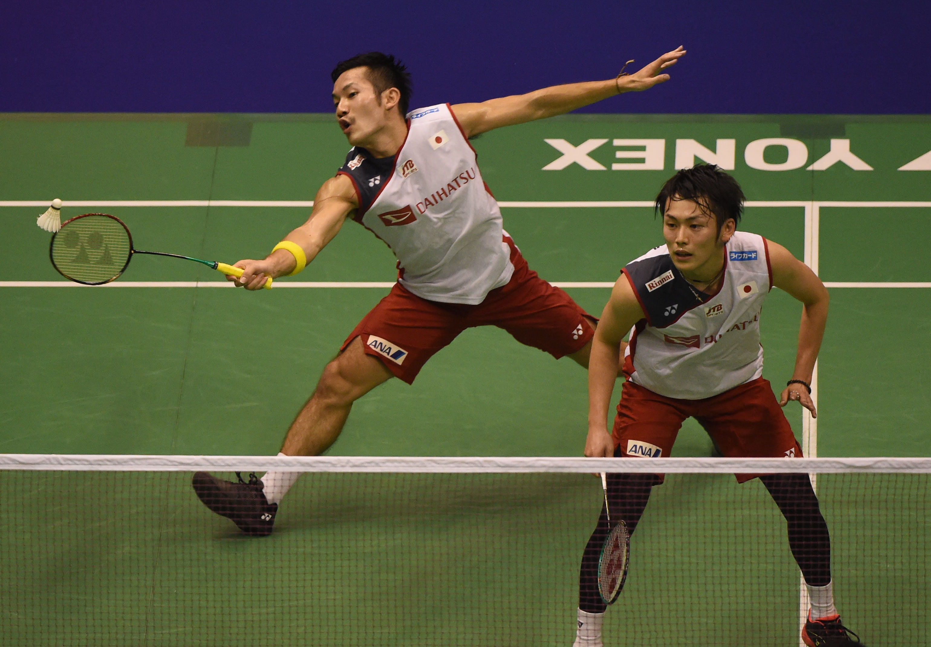 羽毛球——香港公开赛:嘉村健士/园田启悟晋级男双决赛(1)