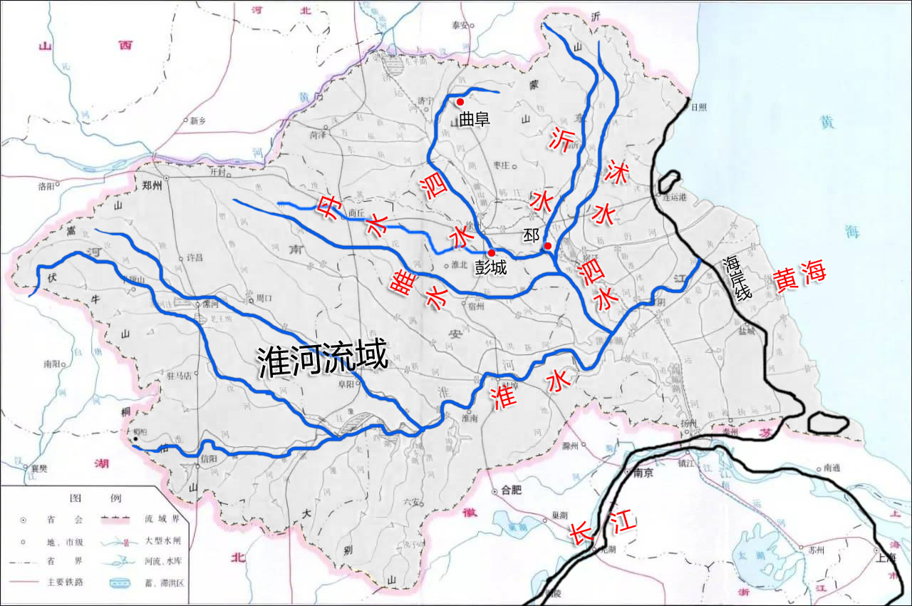 秦淮河流域详细地图图片