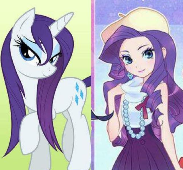 《小马宝莉》变日漫少女后,柔柔娇羞惹人疼,碧琪秒变