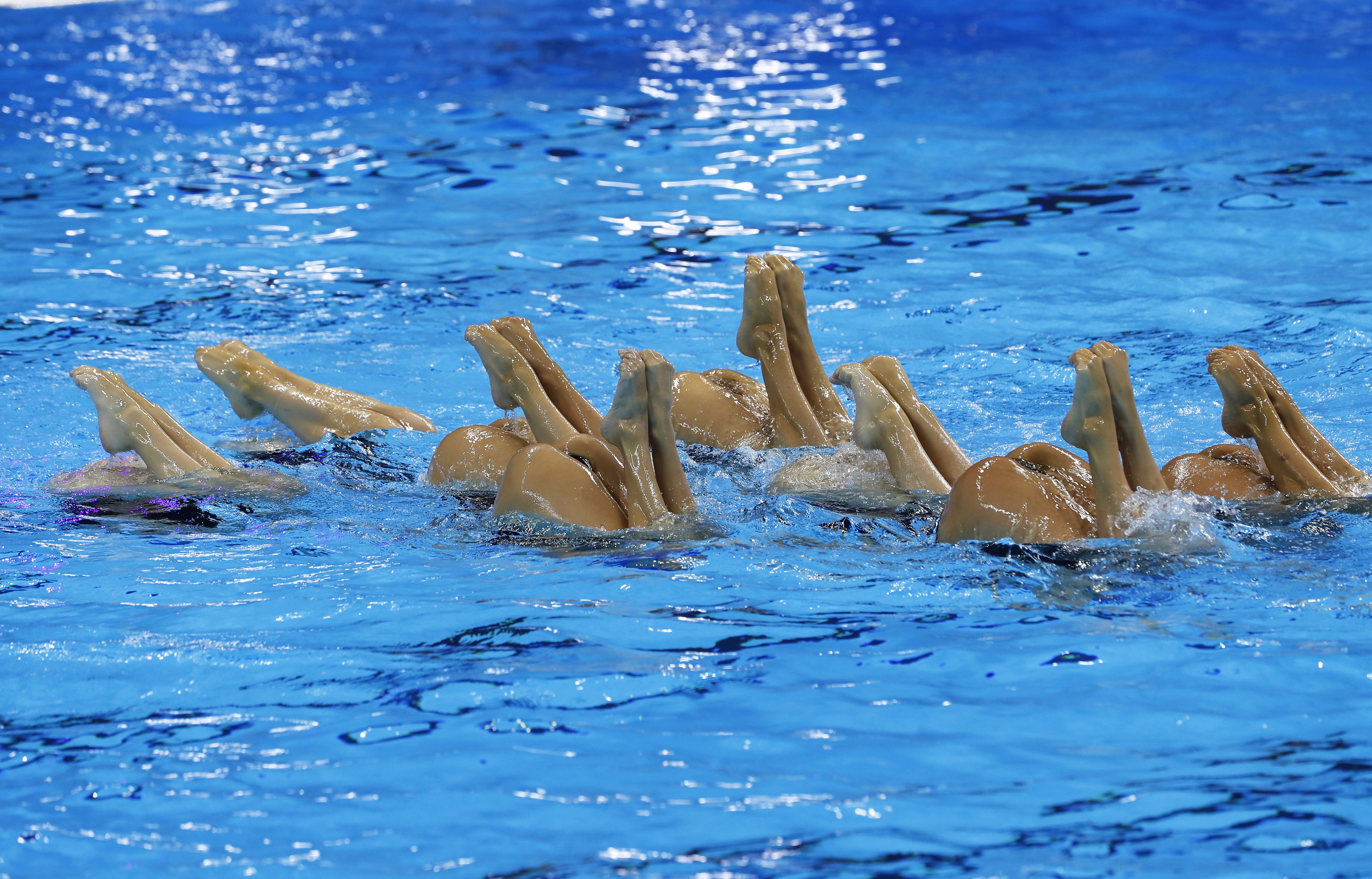 游泳世锦赛——花样游泳女子集体技术自选决赛赛况
