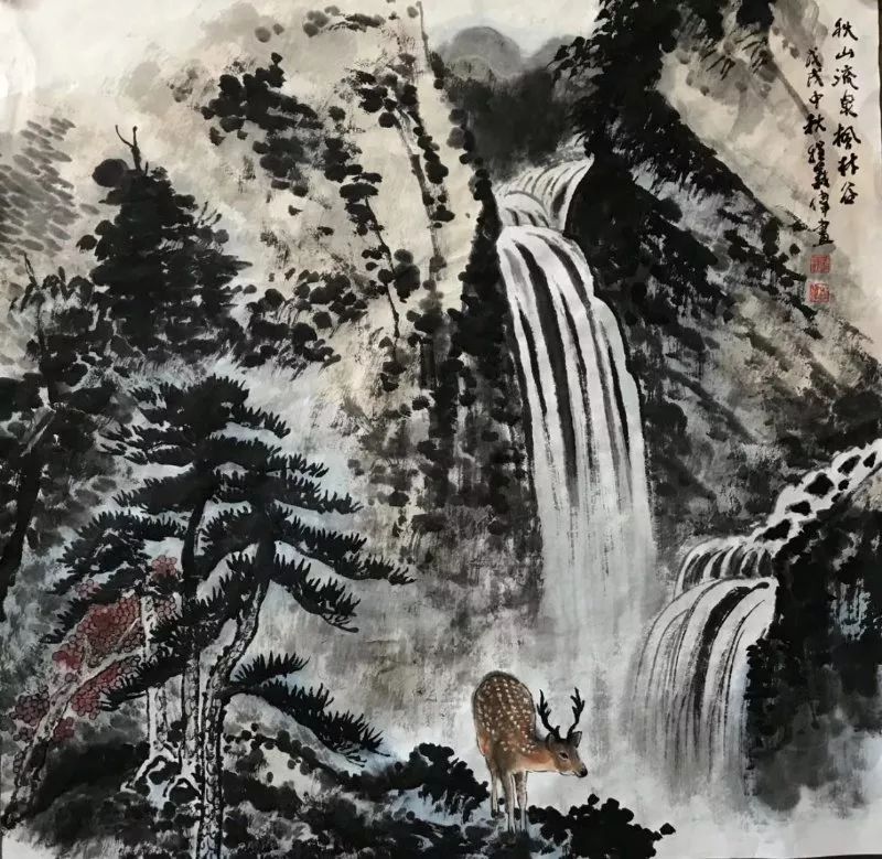 人迹于山—程义伟山水画