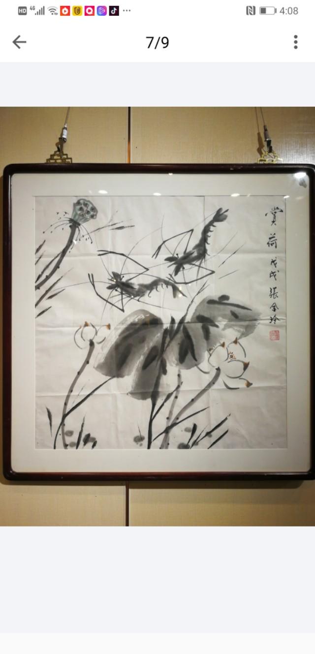 张金玲老师,既是名人,又是专业书画家