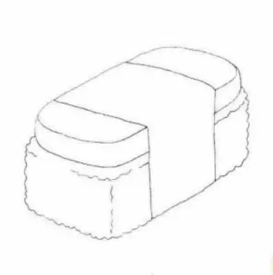 详细分步教你画个寿司饭团