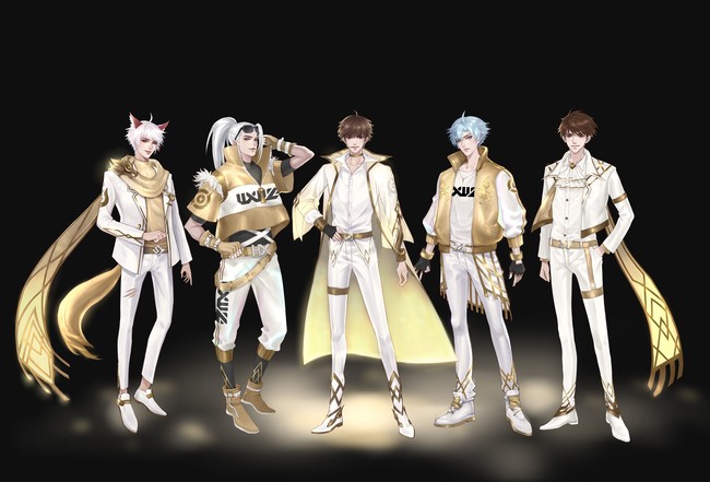 王者荣耀男团打歌服设计优秀奖:半次元@-寒时-;这套打歌服命名为