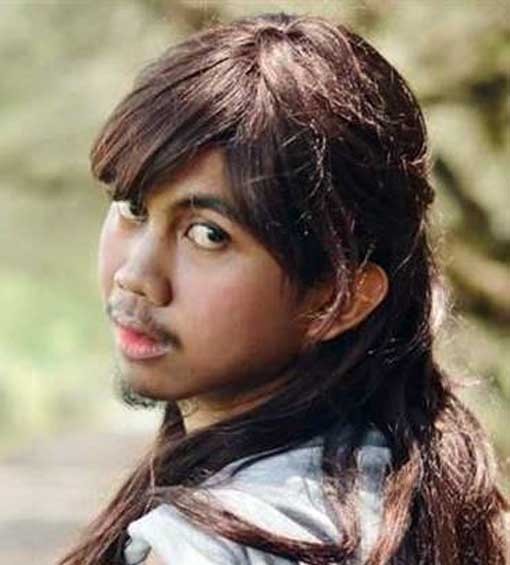 印尼模特儿背影太销魂,转身一看竟然是"如花"!