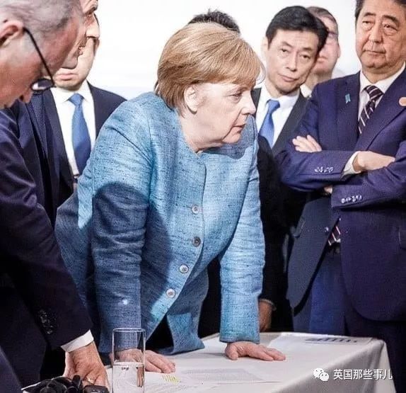 g7一张照片意味深长.同样场合,各国给出照片画风却完全不同