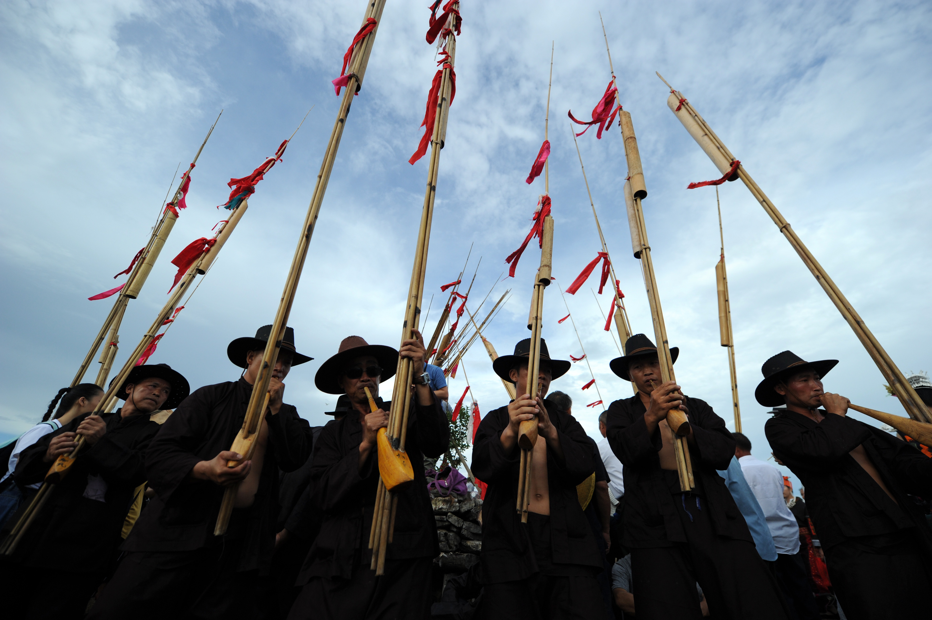 贵州剑河苗族同胞欢度"祈雨节"(9)
