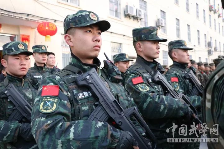 西安武警图片