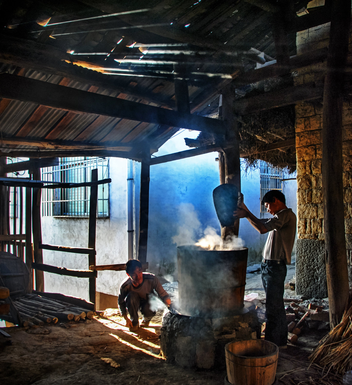 湖南邵阳:传统手工榨油术,人类文明的历史就在这里