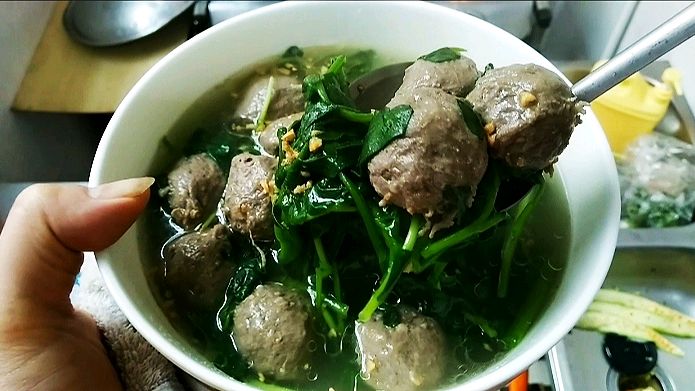 广东靓汤,西洋菜牛肉丸汤,掌握这两个步骤,跟饭店一样美味