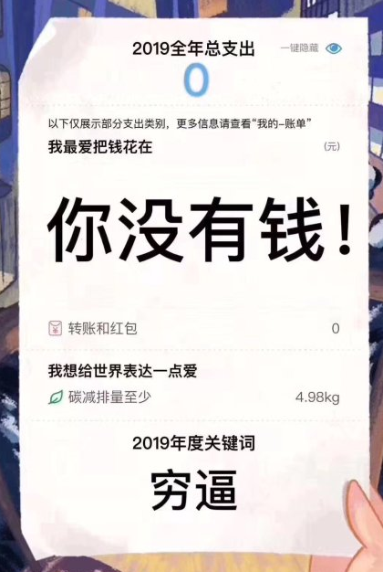 土豪炫富?高三学生晒支付宝年度账单,光网易一个游戏就花了五万