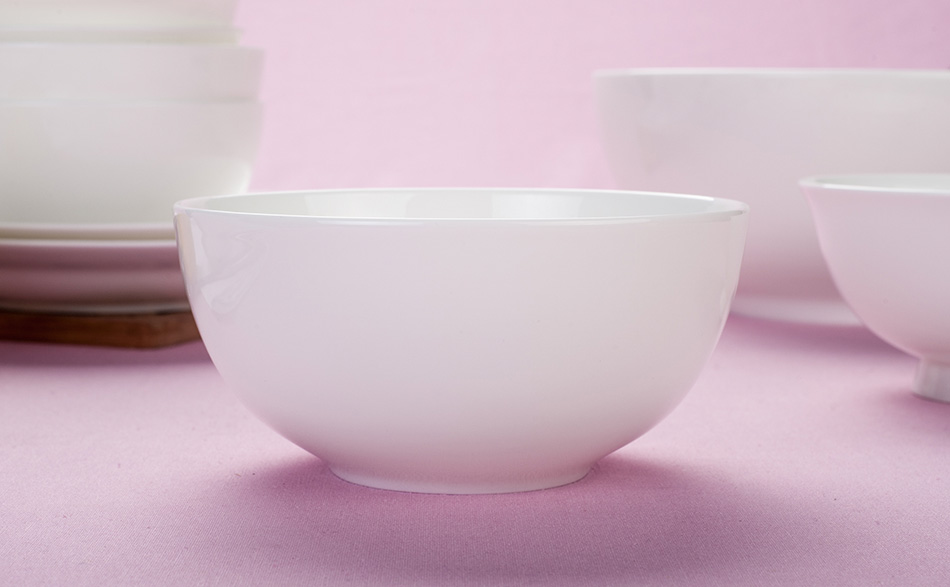 骨瓷餐具之白瓷碗系列,中餐餐具碗套装系列