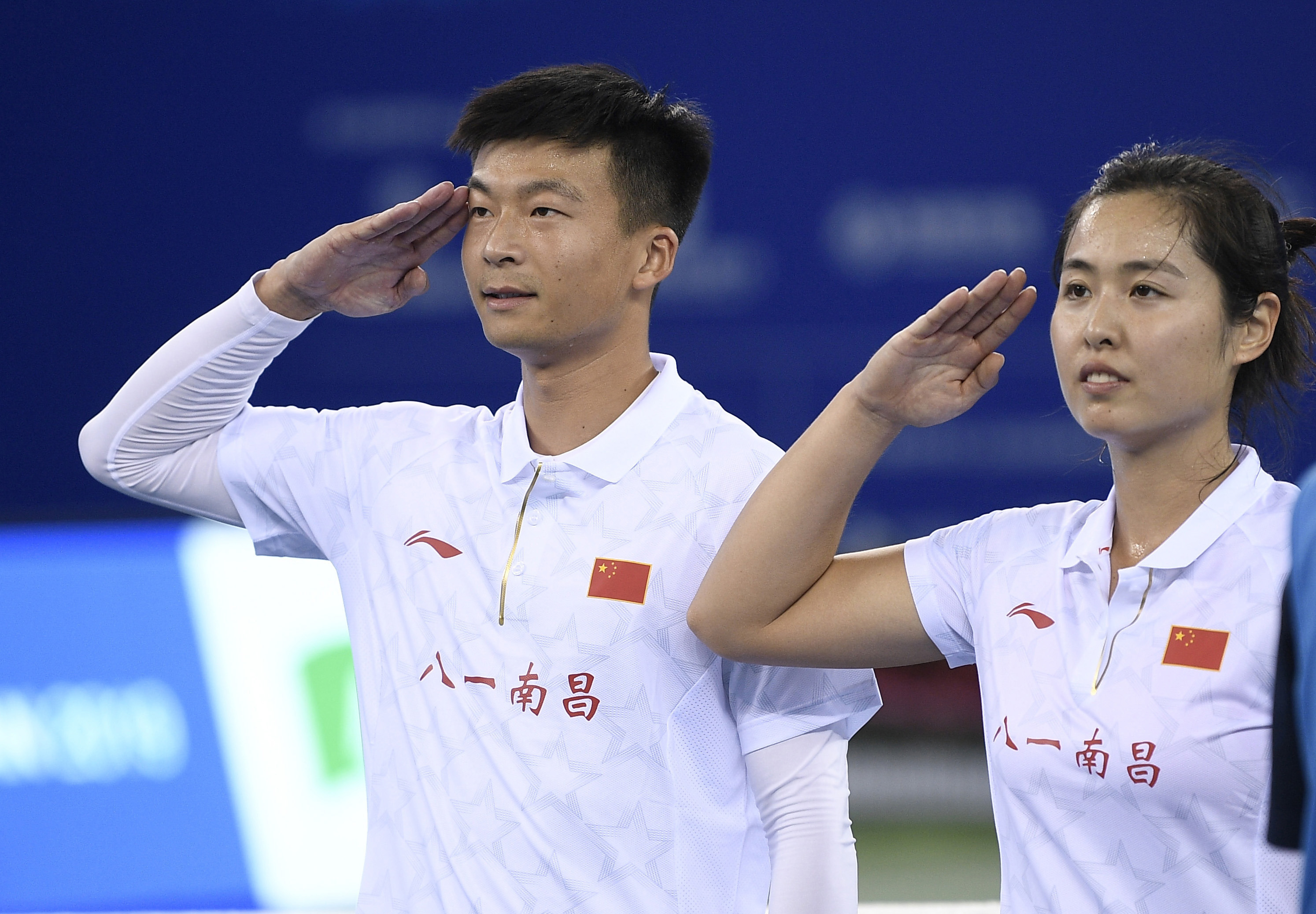 网球——混合双打:中国队包揽冠亚军