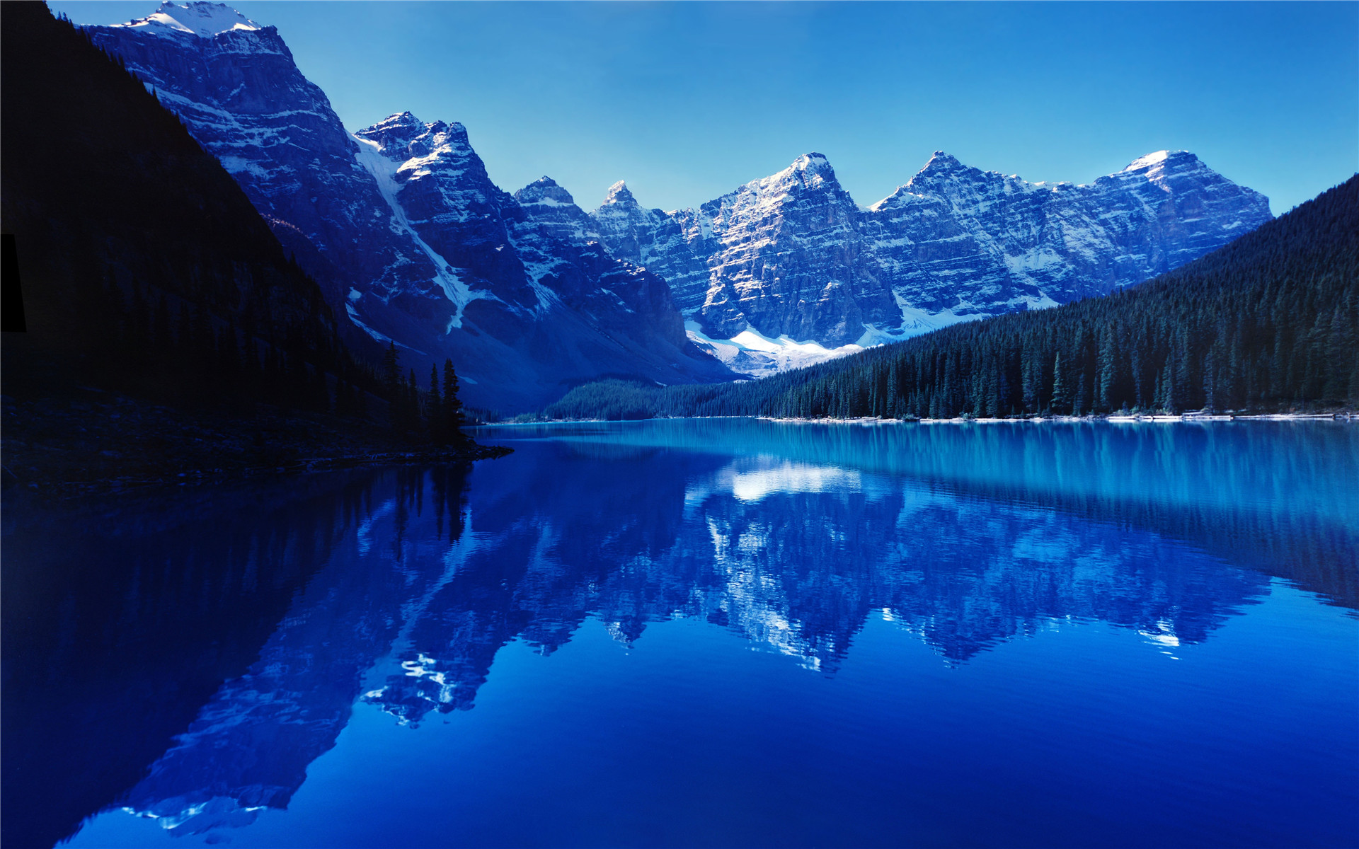 加拿大的冬季美景高清桌面壁纸,分辨率:1920x1200