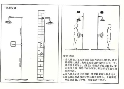 淋浴喷头底座安装图解图片