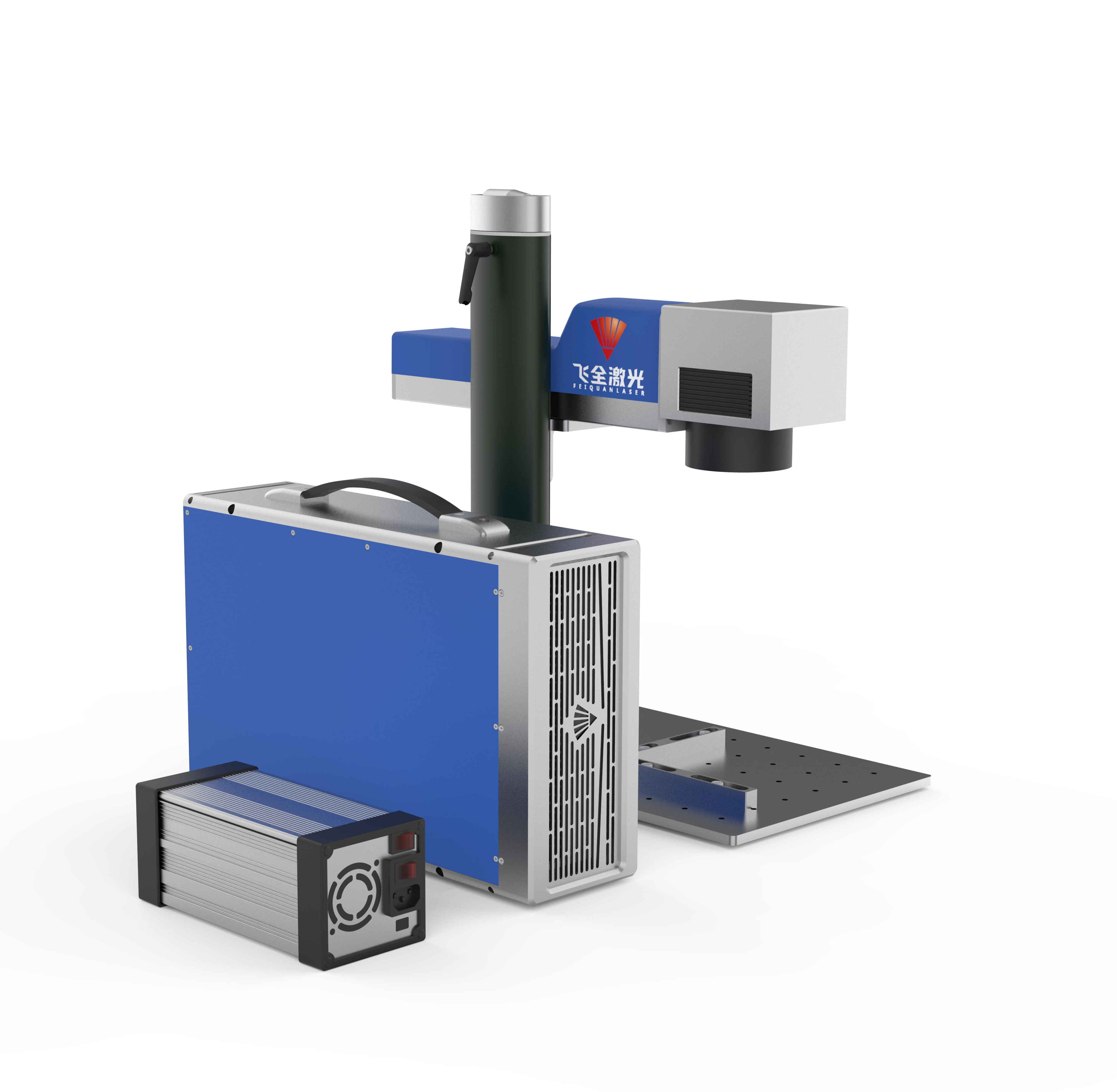 智能一体打标机的优点:可以根据不同的需求调整激光器功率参数,从而